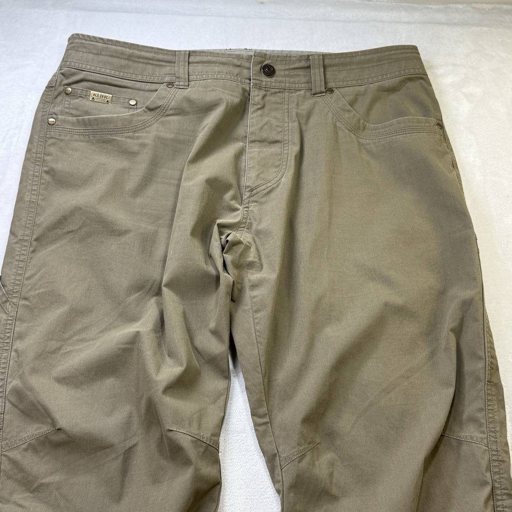 Kuhl Revolvr Pants Lightweight Hiking Stretch 36x32 Mens Beige Patina Outdoors - Picture 3 of 12